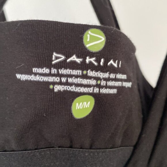 DAKINI black beach athletic sundress twisted back M - Picture 2 of 3